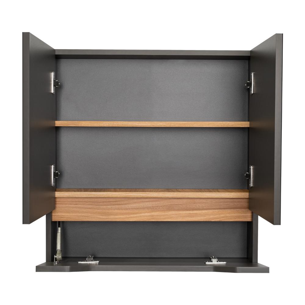 Gabinete De Baño Arinor  Plomo Fresno