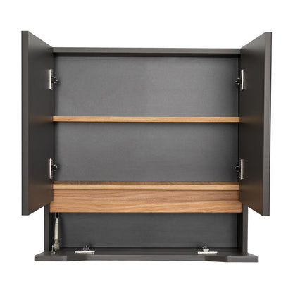 Gabinete De Baño Arinor  Plomo Fresno