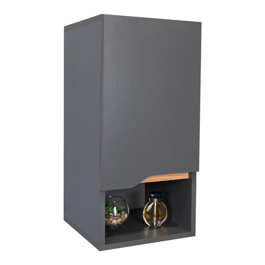 Gabinete De Baño Arinor Plata Y Fresno
