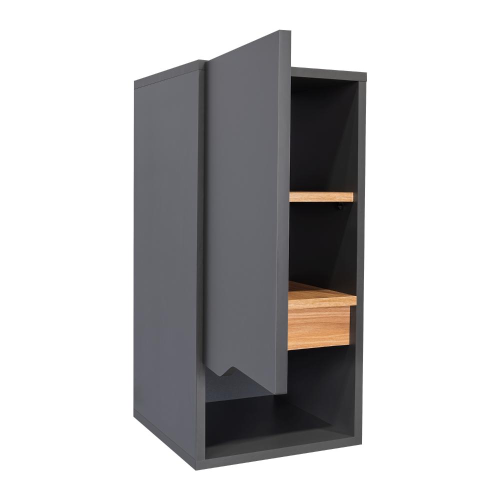 Gabinete De Baño Arinor Plata Y Fresno