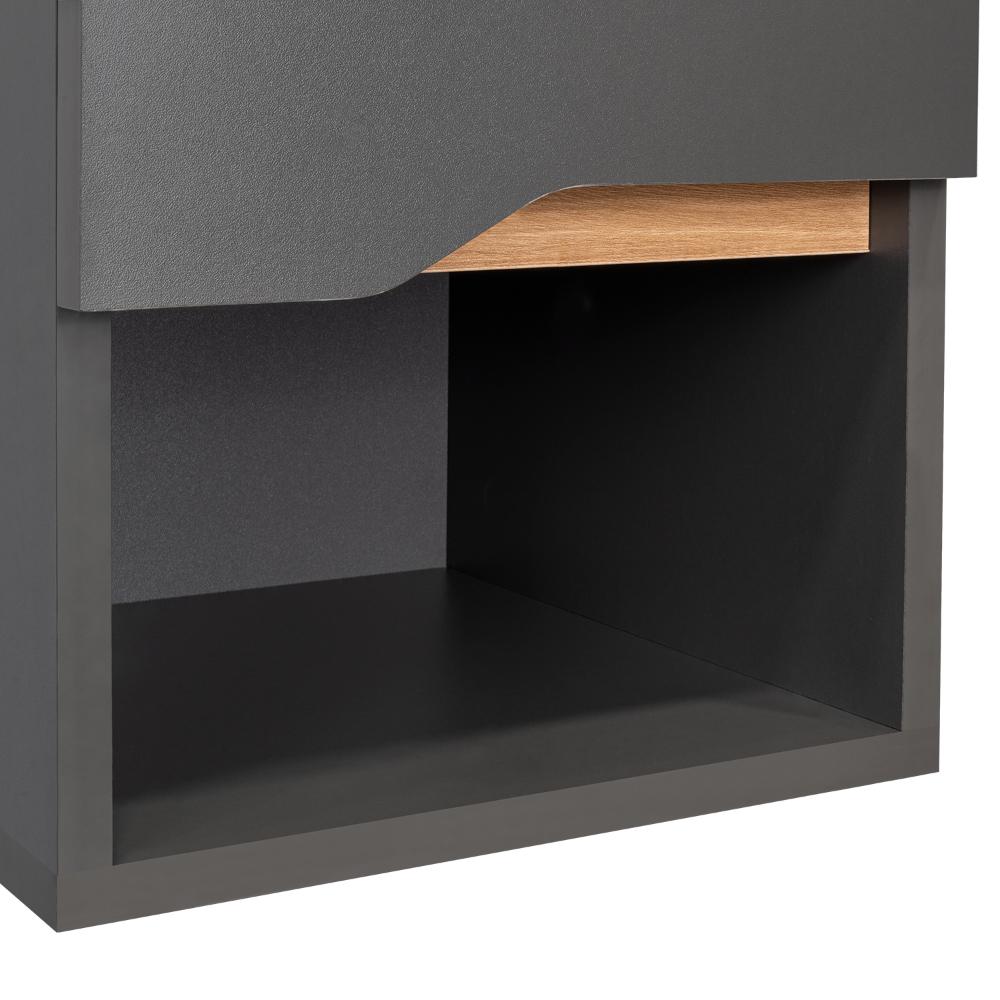 Gabinete De Baño Arinor Plata Y Fresno