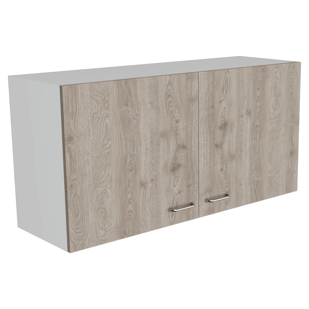 Gabinete Superior Drevia, Blanco Y Ceniza 100 Cm