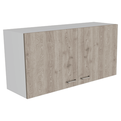 Gabinete Superior Drevia, Blanco Y Ceniza 100 Cm