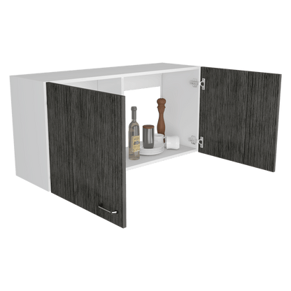 Gabinete Superior Rivela Blanco Gris 100 Cm