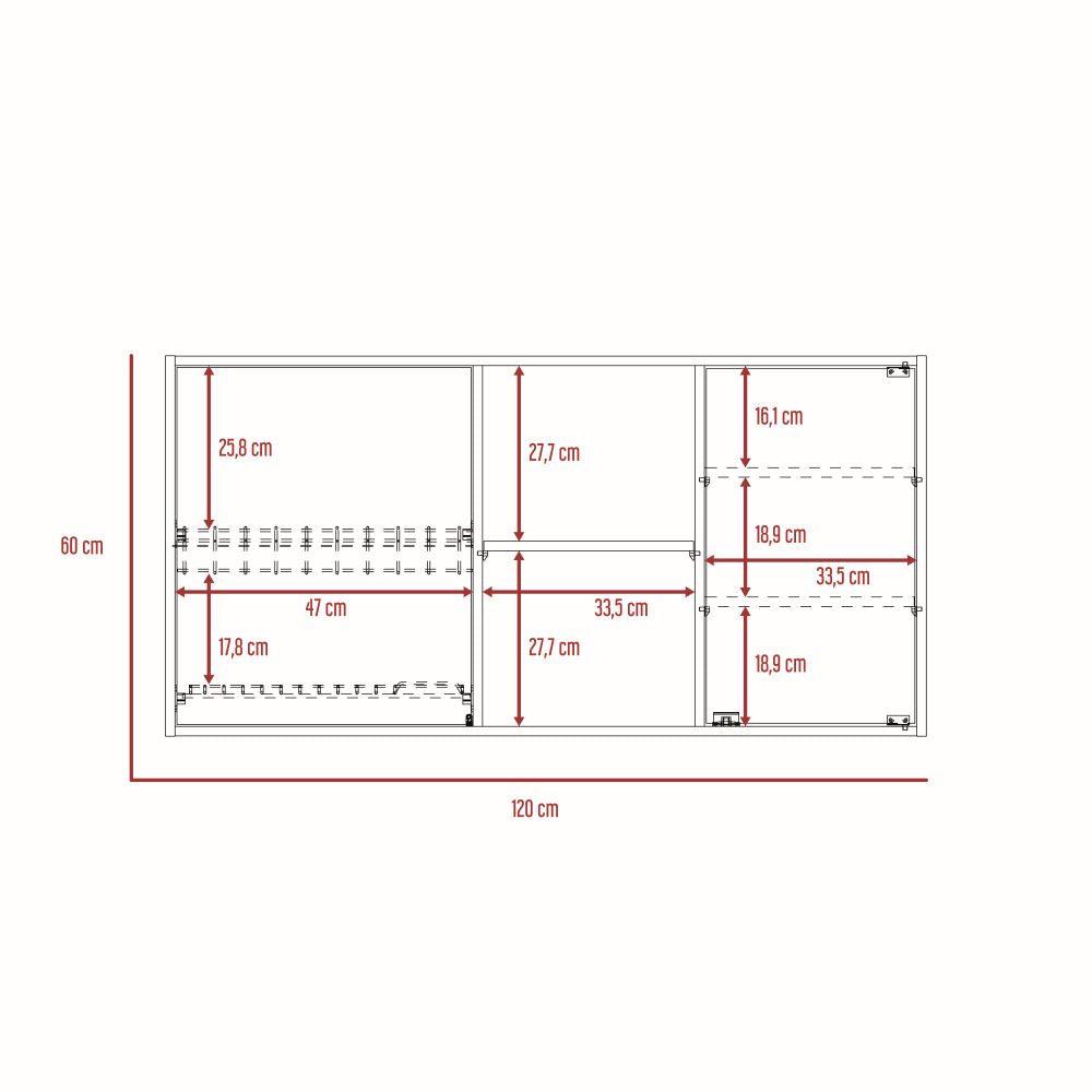 Gabinete Superior Dirky Blanco 100 Cm
