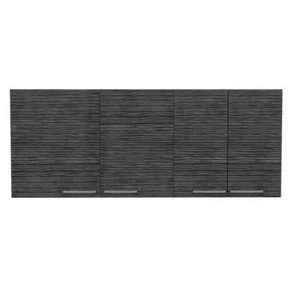 Gabinete Superior Recky Blanco Y Gris 150 Cm