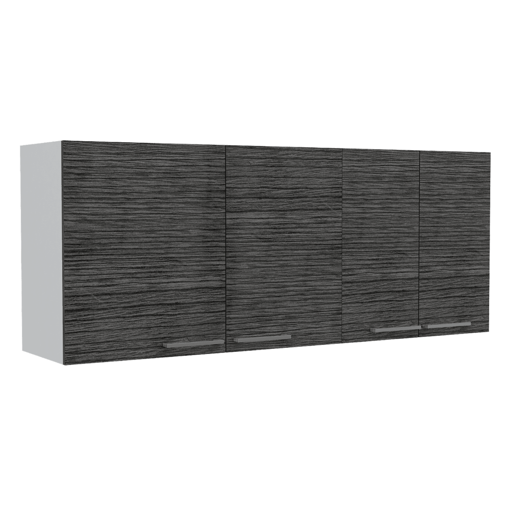 Gabinete Superior Recky Blanco Y Gris 150 Cm