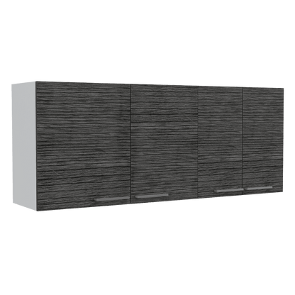 Gabinete Superior Recky Blanco Y Gris 150 Cm