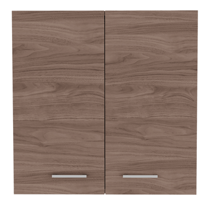 Gabinete Superior Ruxeu Castaño Y Blanco 60 Cm