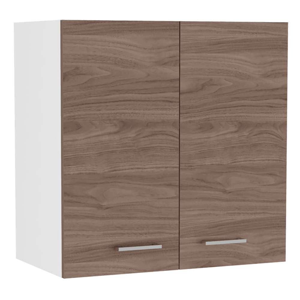 Gabinete Superior Ruxeu Castaño Y Blanco 60 Cm