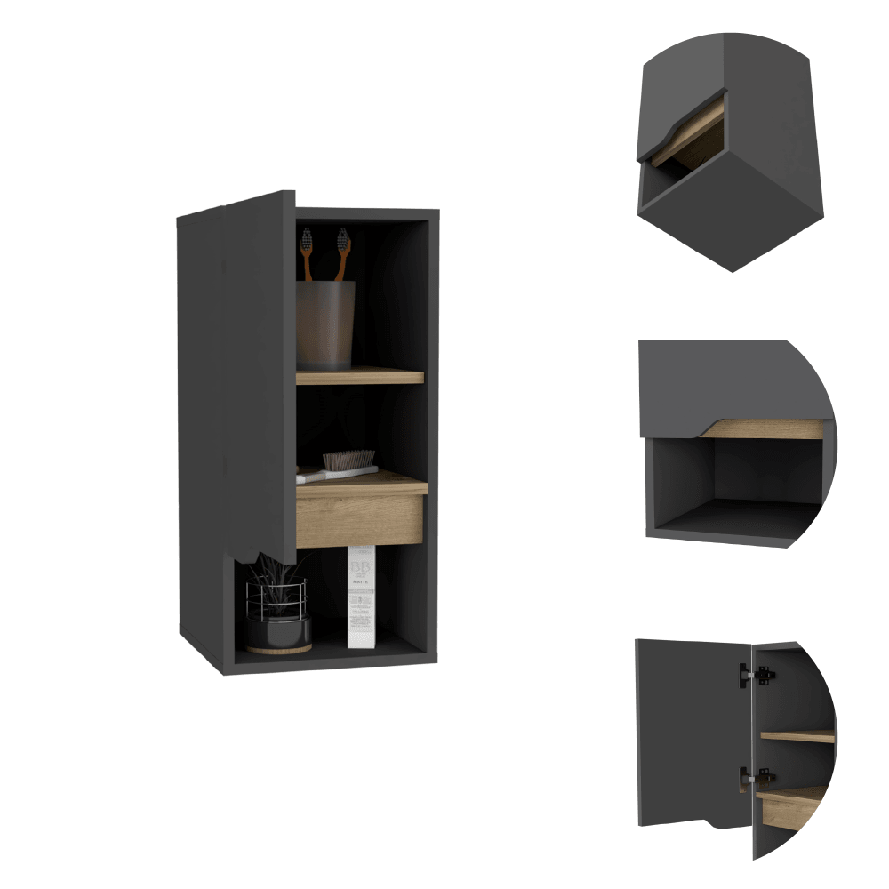 Gabinete De Baño Arinor Plomo Y Duna