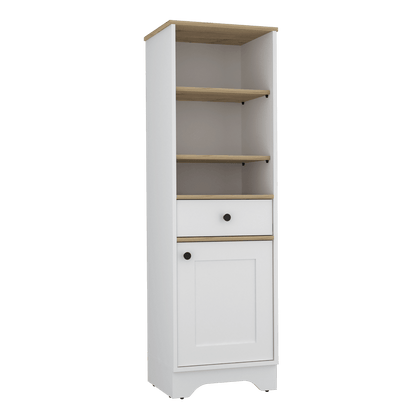 Mueble Optimizador 2 Kaleza Bi Color  Blanco Duna