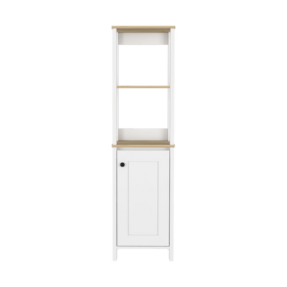 Gabinete De Baño Lianor  Blanco   Y Duna