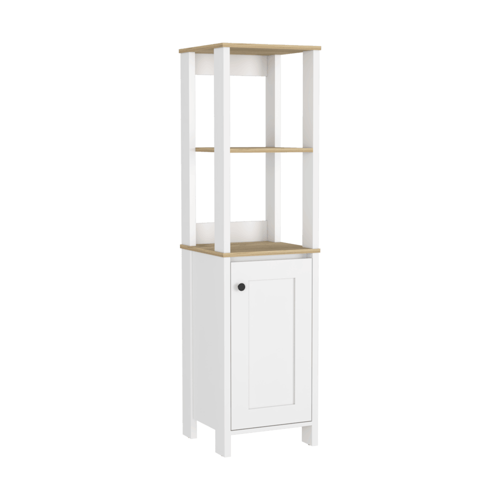 Gabinete De Baño Lianor  Blanco   Y Duna