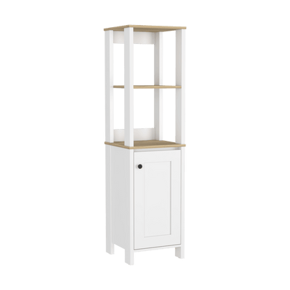 Gabinete De Baño Lianor  Blanco   Y Duna