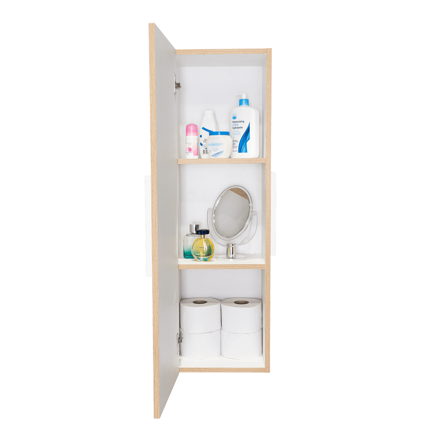 Gabinete De Baño Orvani Blanco Y Duna