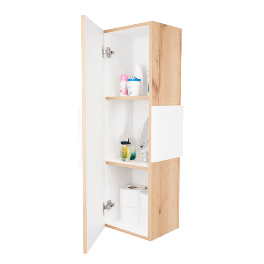 Gabinete De Baño Orvani Blanco Y Duna