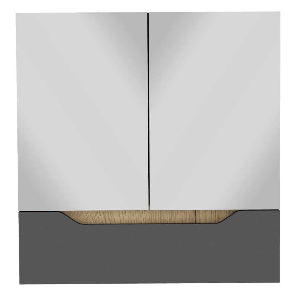 Gabinete De Baño Jerali Plomo Y Duna B