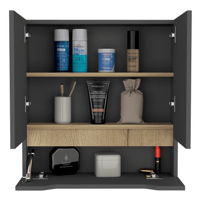 Gabinete De Baño Jerali Plomo Y Duna B