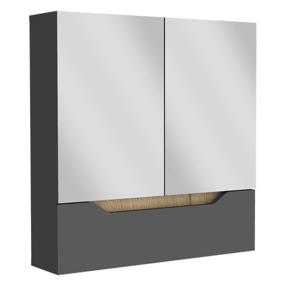 Gabinete De Baño Jerali Plomo Y Duna B