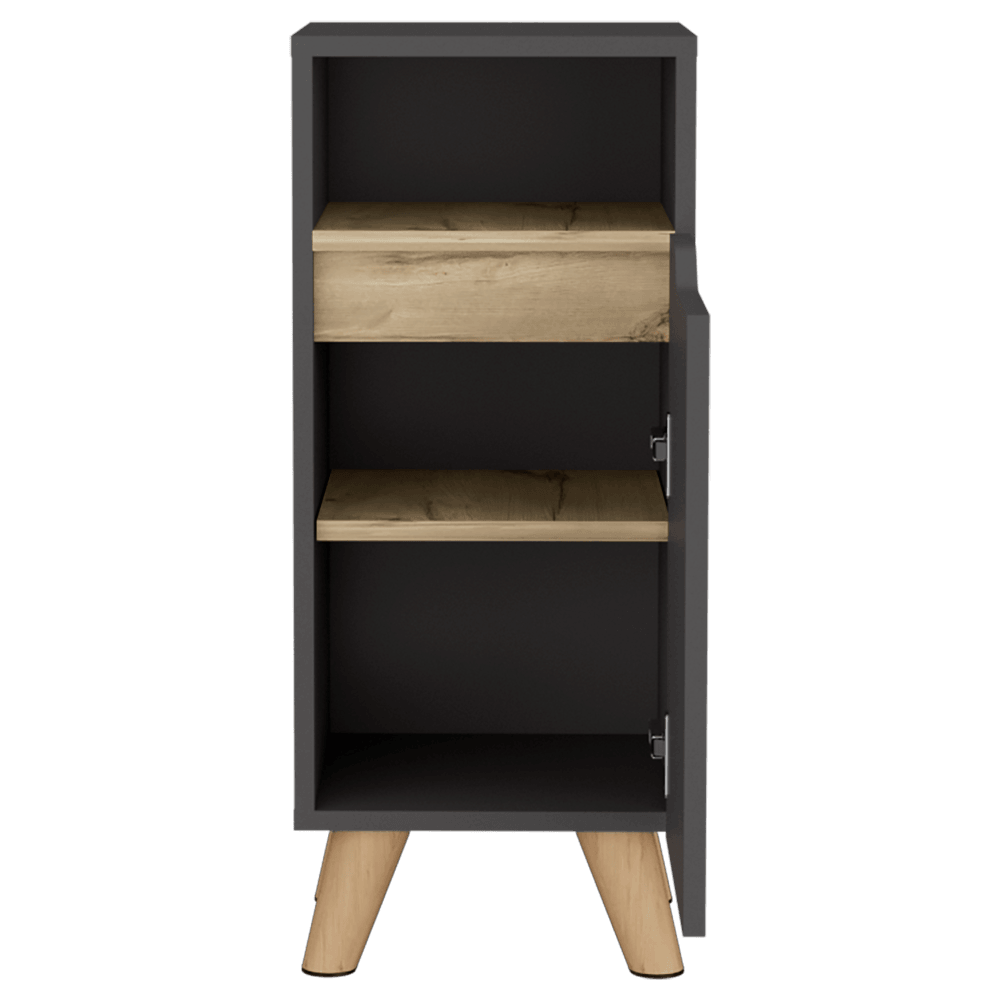 Gabinete De Baño Jerali Plomo Y Duna