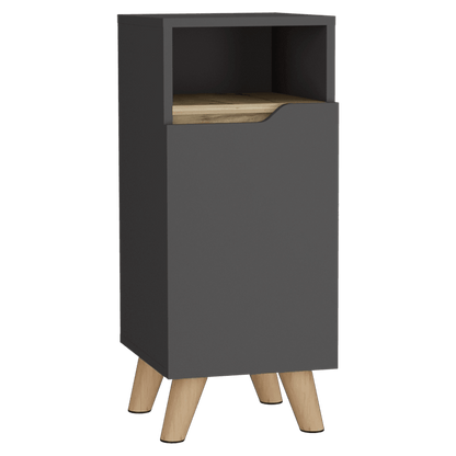 Gabinete De Baño Jerali Plomo Y Duna