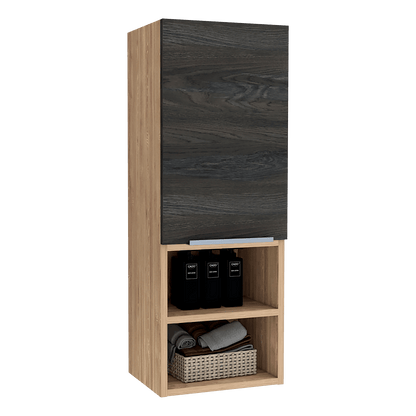 Gabinete De Baño Isurya Miel Y Grafito
