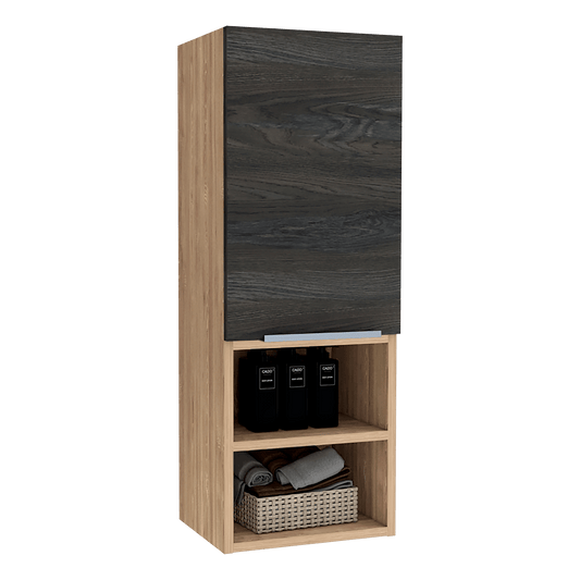 Gabinete De Baño Isurya Miel Y Grafito