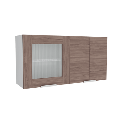 Gabinete Superior Nimora Blanco Y Coñac 120 Cm