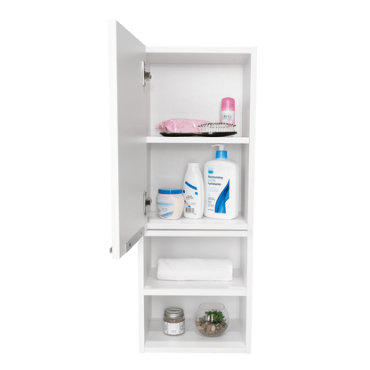Mueble Auxiliar De Baño Lucoa Blanco