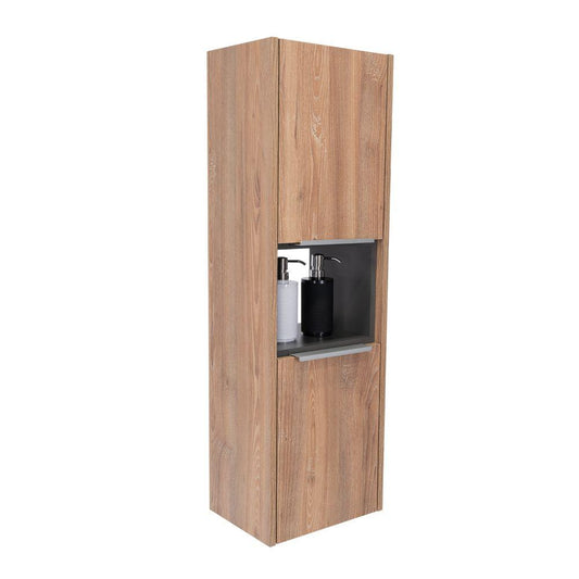 Gabinete De Baño Otoko Miel Y Plata Oscuro