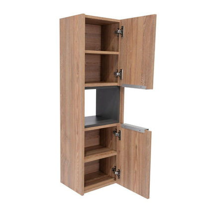 Gabinete De Baño Otoko Miel Y Plata Oscuro