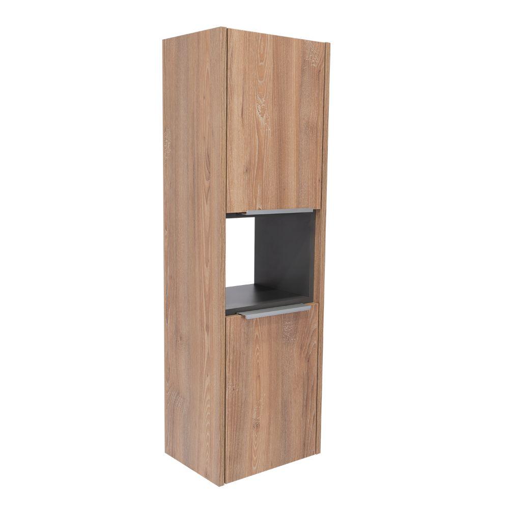 Gabinete De Baño Otoko Miel Y Plata Oscuro
