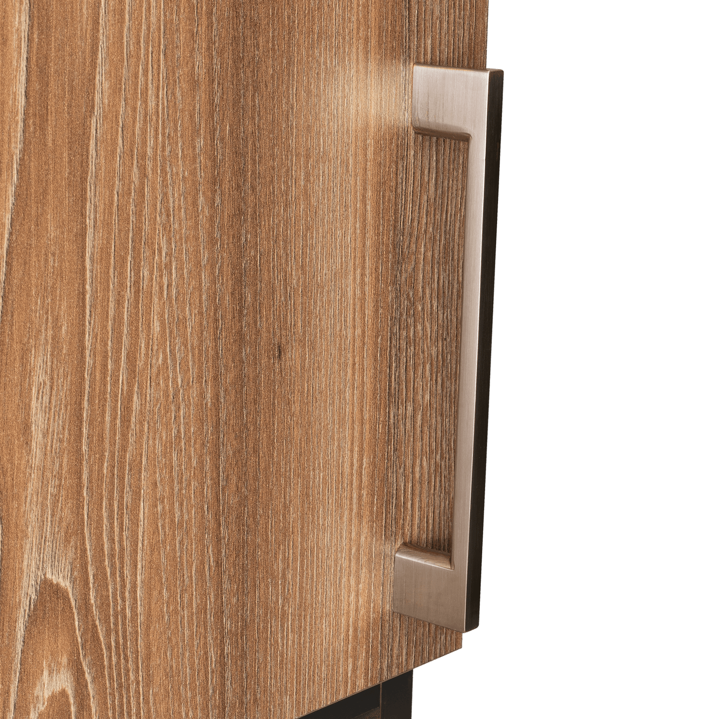 Mueble Auxiliar De Baño Norvia  Miel Y Plomo