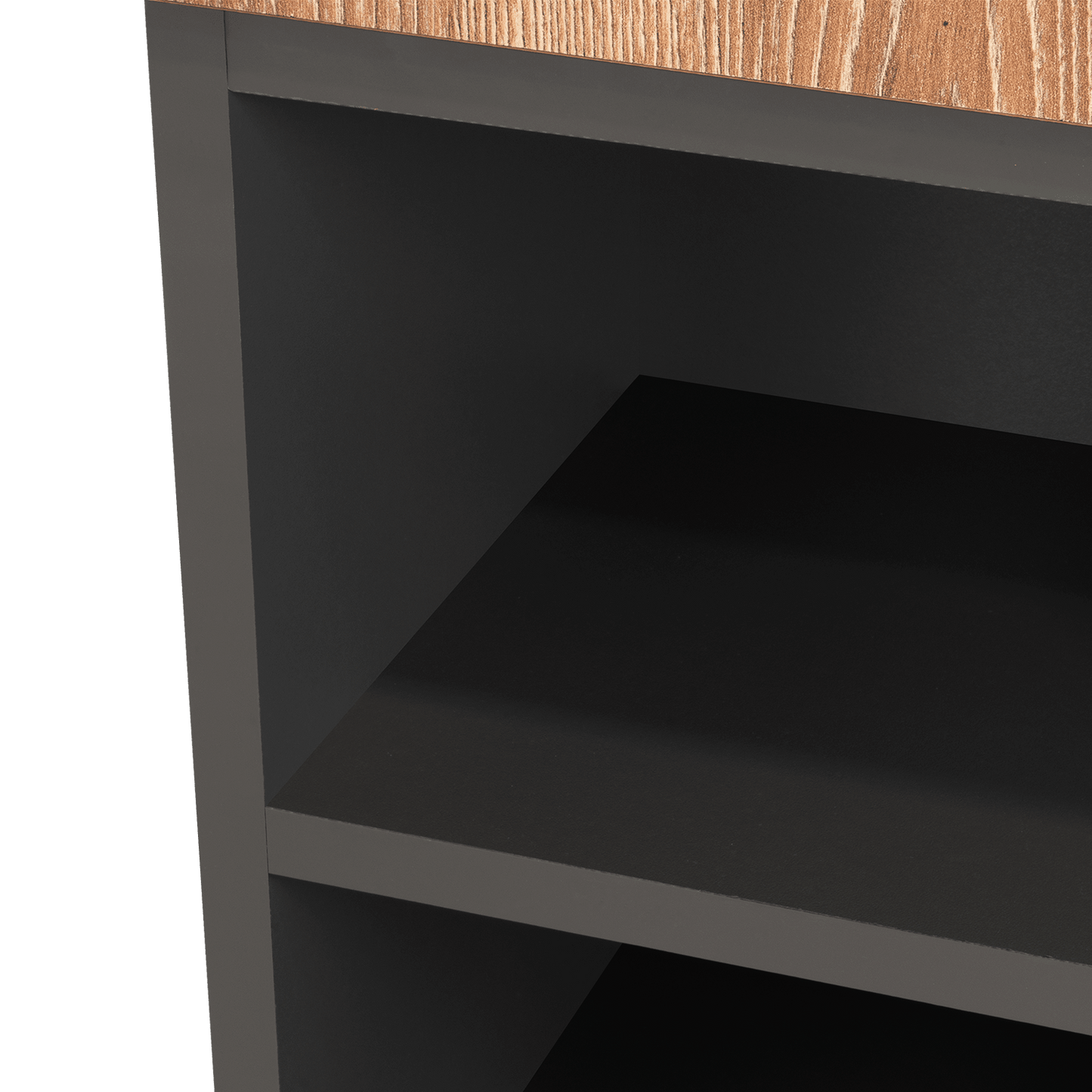 Mueble Auxiliar De Baño Norvia  Miel Y Plomo