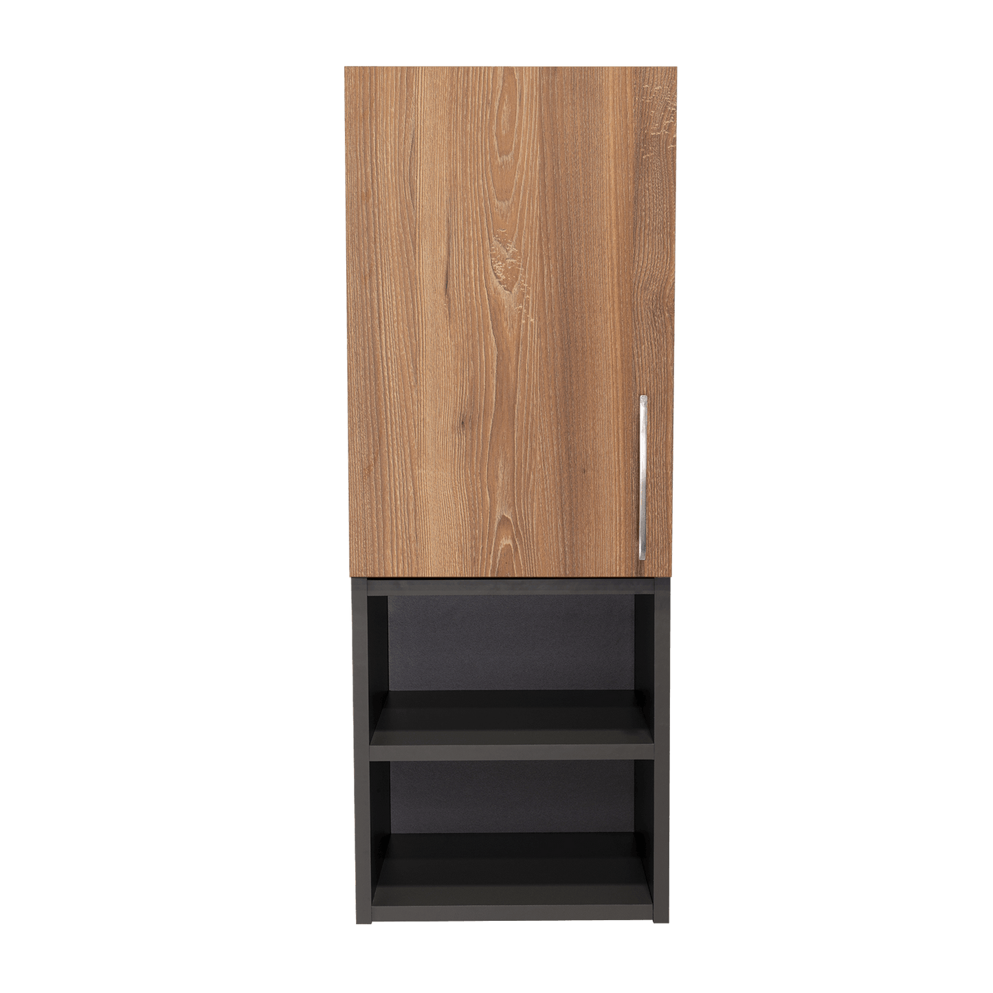 Mueble Auxiliar De Baño Norvia  Miel Y Plomo