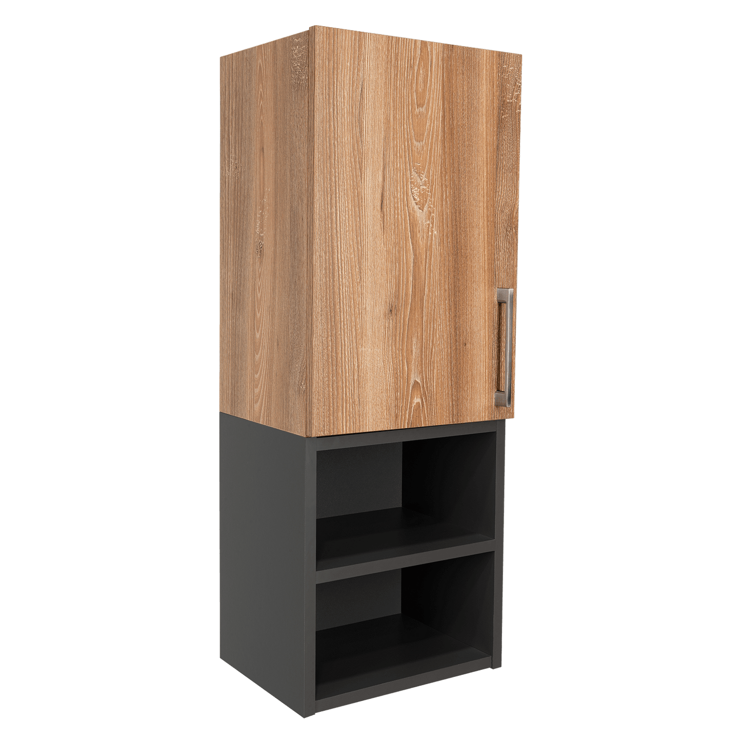 Mueble Auxiliar De Baño Norvia  Miel Y Plomo
