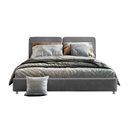Cama King Gabor  Gris Plomo