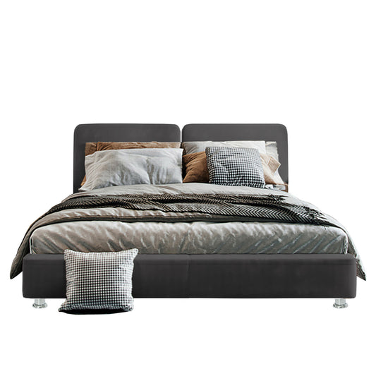 Cama Queen Gabor  Gris Plomo
