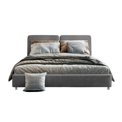Cama Queen Gabor  Gris Plomo
