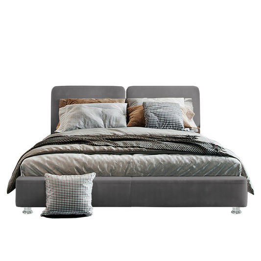 Cama Queen Gabor  Gris Plata