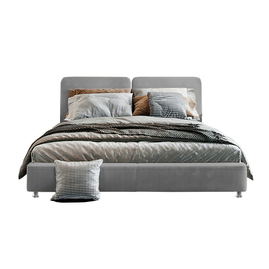 Cama Queen Gabor  Gris Plata