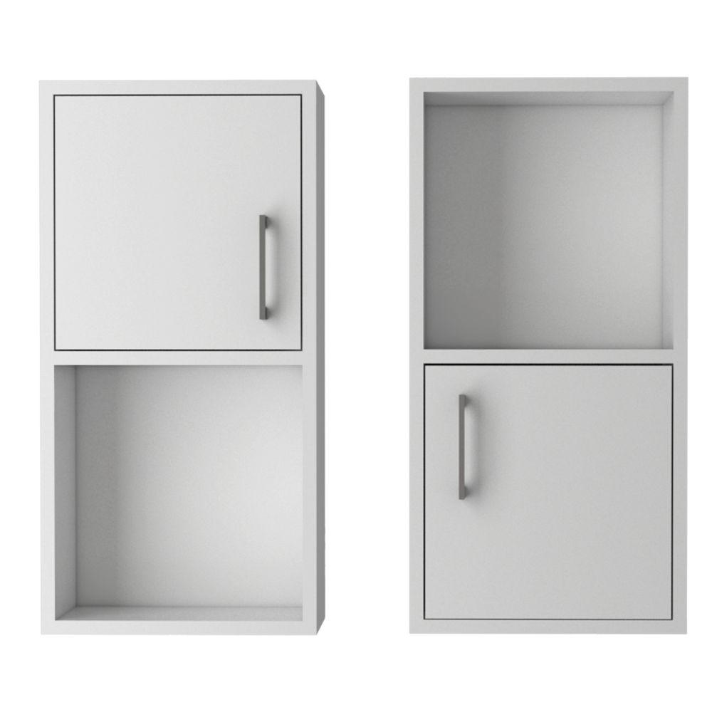 Muebles  Auxiliar Kaleza  Blanco