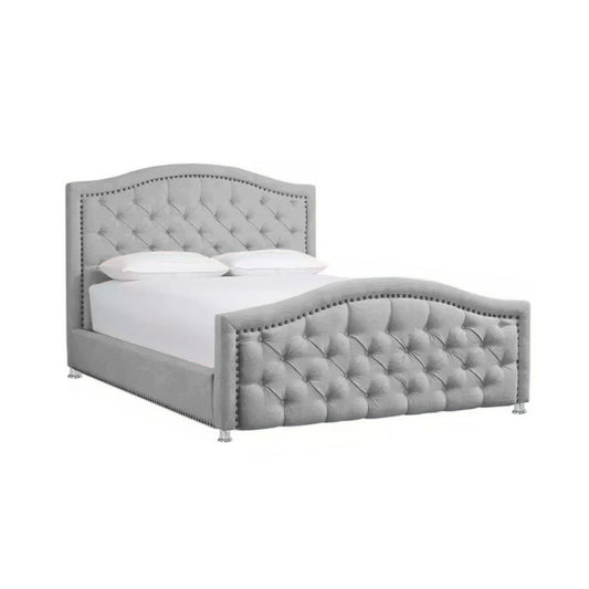 Cama Sencilla Infantil Venecia  gris