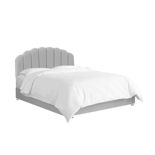 Base Cama con Espaldar Sencillo Infantil Coral  gris