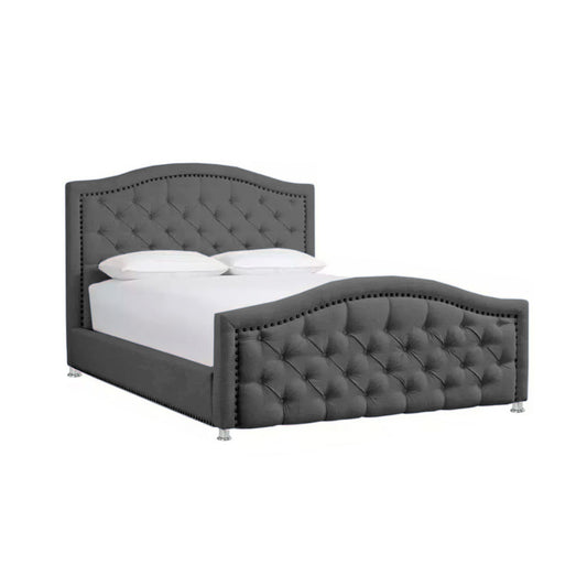 Cama Semidoble Infantil Venecia  gris plomo