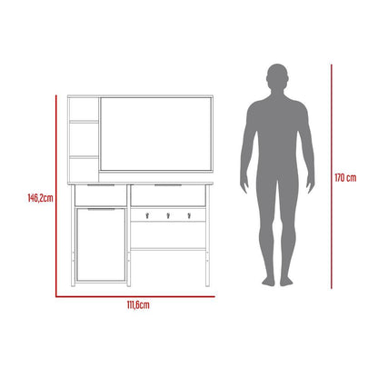 Tocador  O Mueble De Barberia Hopany  Milan