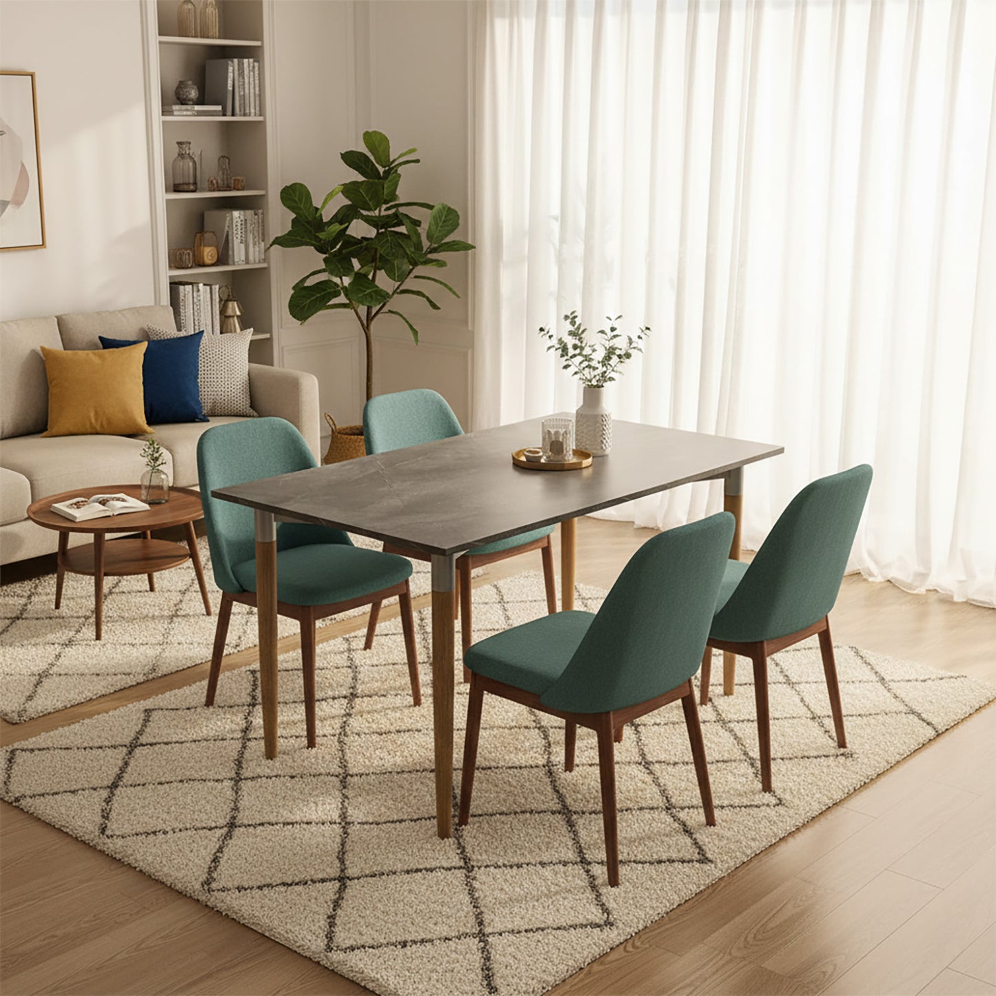 Mesa de Comedor Haby gris