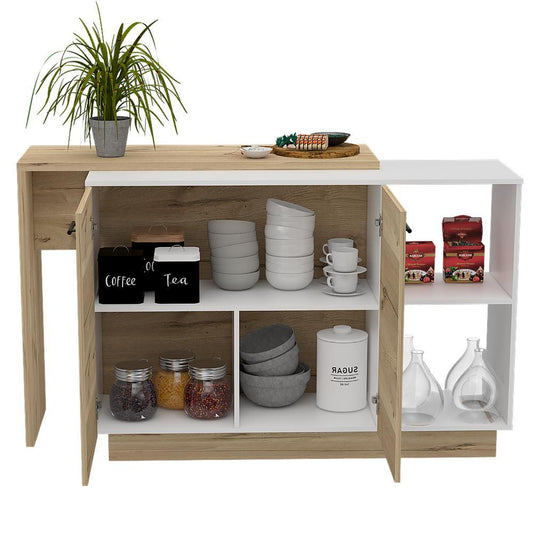 Isla De Cocina Avorin  Duna Blanco