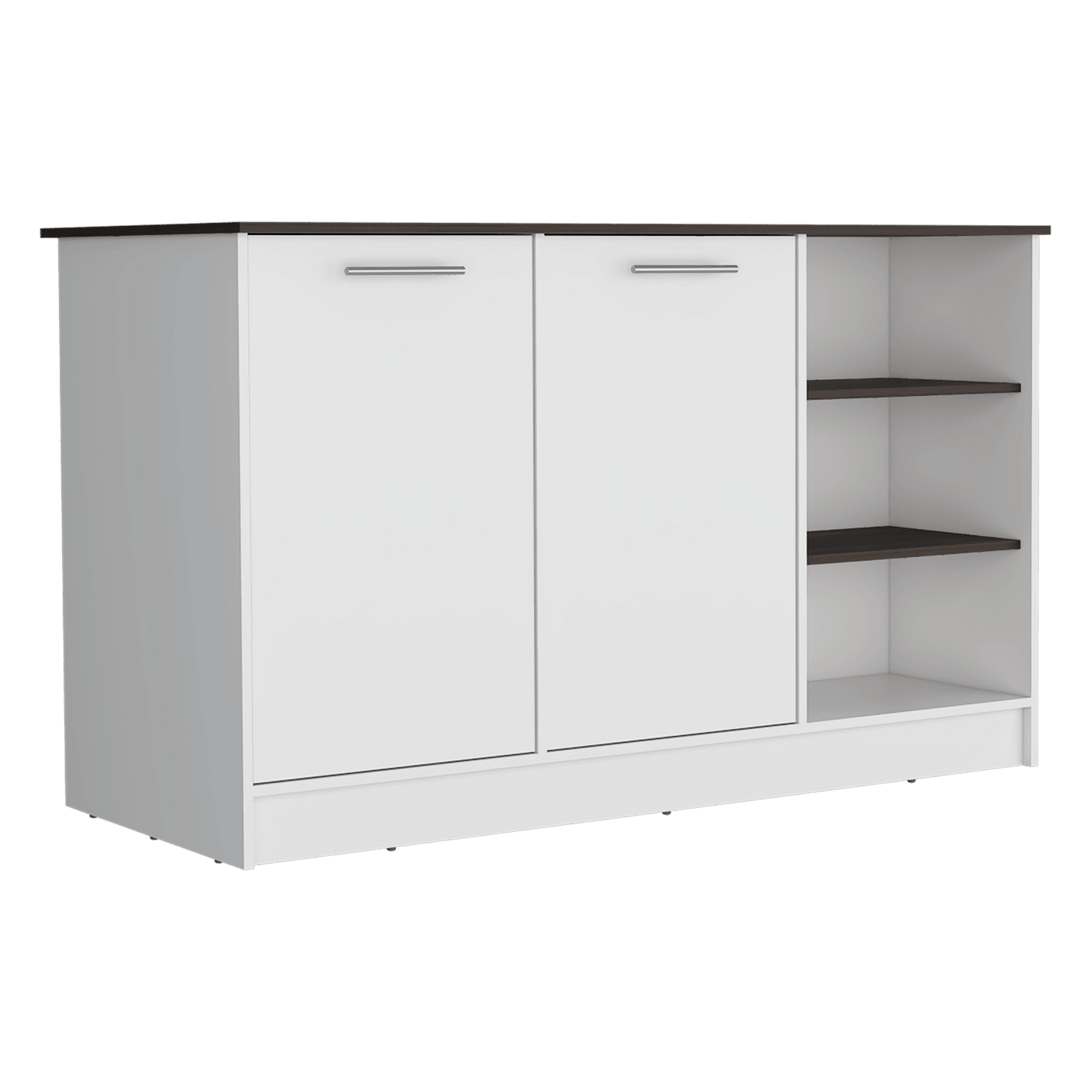 Barra De Cocina Reginne Blanco Y Coñac
